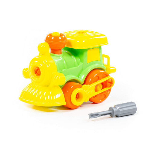 купить Полесье, Конструктор-транспорт "Паровозик" (25 элементов) (в пакете), 77134