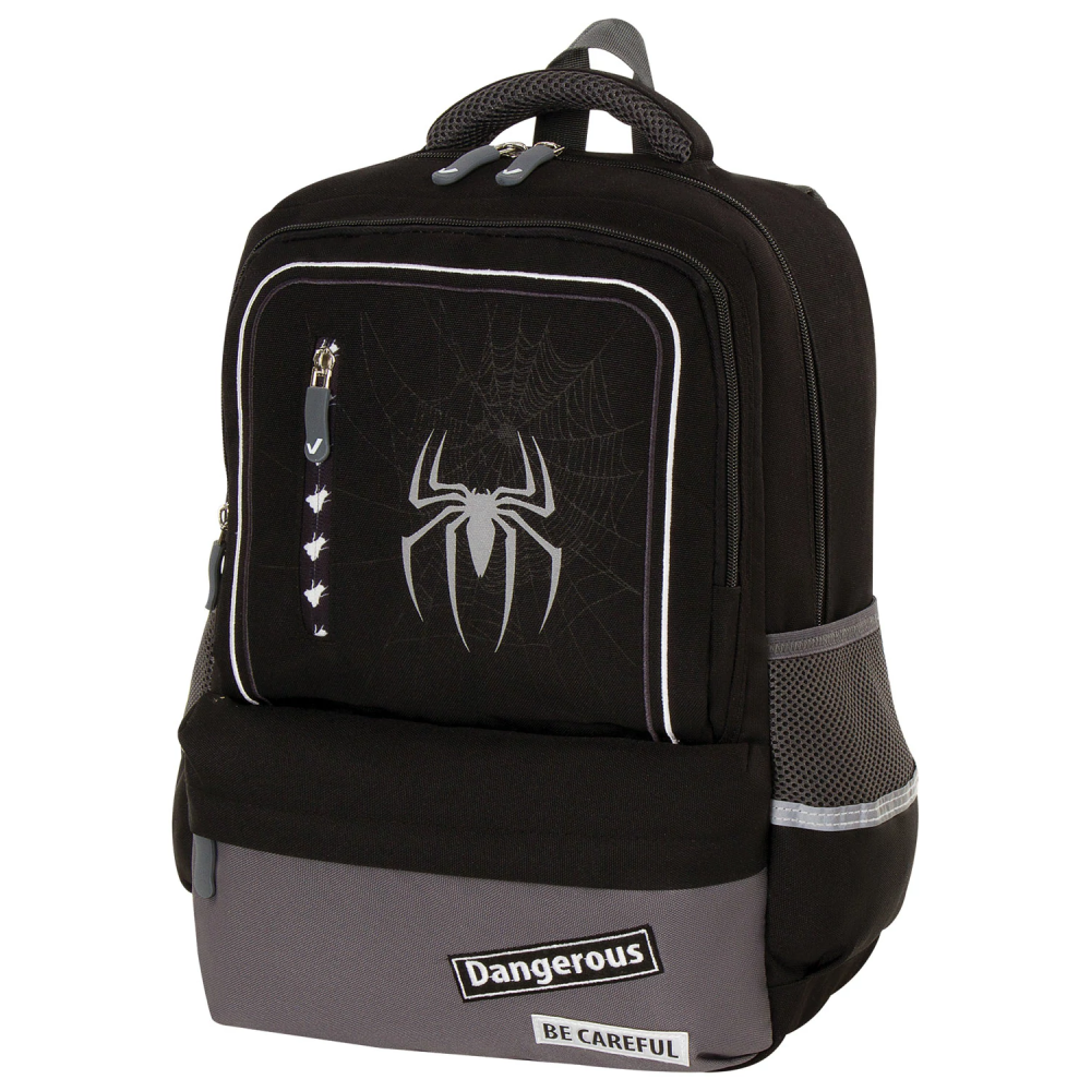 купить Рюкзак BRAUBERG STAR, "Spider", черный, 229978