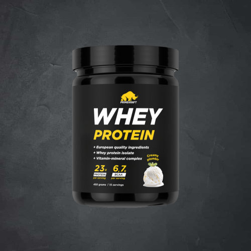 купить Сывороточный протеин WHEY Creamy Plombir (сливочный пломбир) 450 г, банка