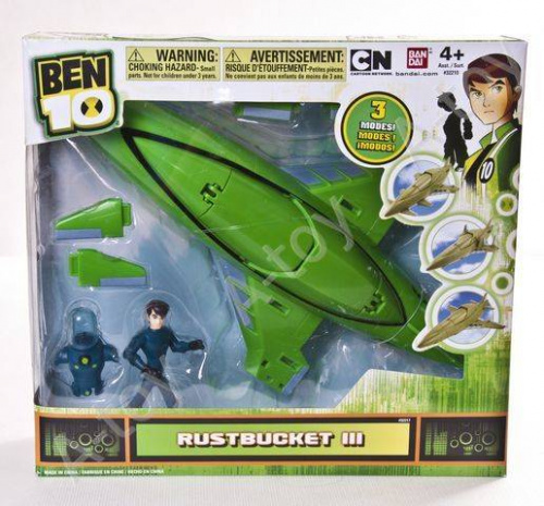купить Ben10 Космический самолет с фигуркой 10 см