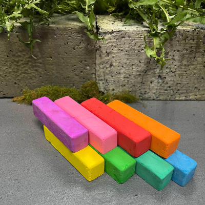 купить Мелки асфальтовые Полесье, 8 цветов  (17*17*85мм) 250гр