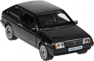 купить Технопарк, Модель мет. LADA -2108 "СПУТНИК" (11,7 см, инерция, черный), 2108-12-BK