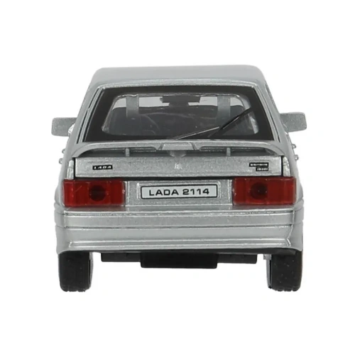купить Машинка металлическая инерционная Технопарк LADA-2114 "SAMARA" 12 см, серебристая