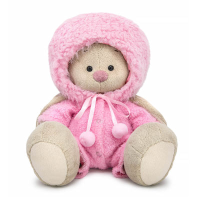 купить Мягкая игрушка Budi Basa Зайка Ми в меховой шапке и комбинезоне (малый)