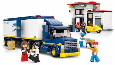 купить Конструктор Большой грузовик, Sluban серия Город, M38-B0318