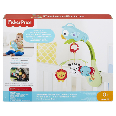 купить Мобиль 3в1 Fisher Price Друзья из тропического леса