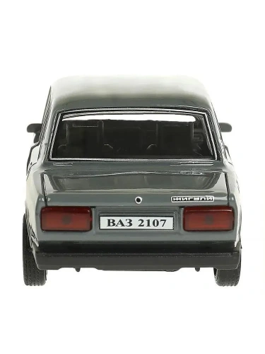 купить Машинка металлическая инерционная ТехнопаркВАЗ-2107 12 см.  мокрый асфальт