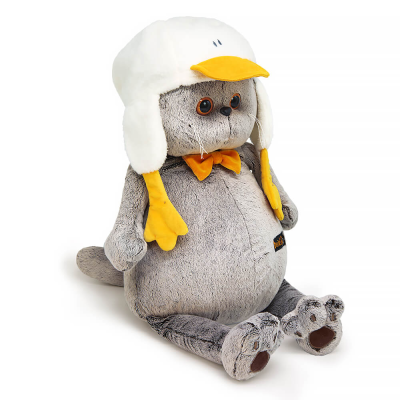 купить Мягкая игрушка Budi Basa Кот Басик в шапке "Гусик"