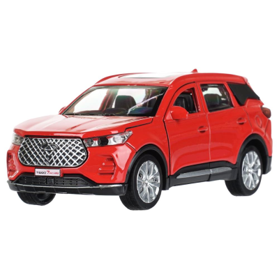 купить Машинка металлическая инерционная Chery Tiggo 7 pro max, 12см, красная, Технопарк