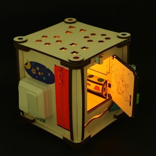 купить Бизикуб "Мир вокруг" со светом   4363557