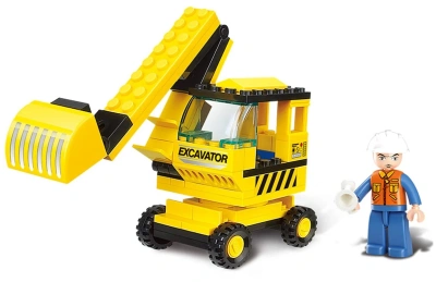 купить Конструктор Экскаватор, Sluban серия Город, M38-B0176