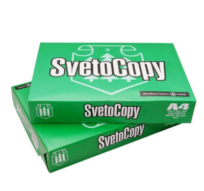 купить Бумага офисная для принтера, печати, ксерокса, А4, 80 г/м2, 500 л., Svetocopy Classic 2 пачки 