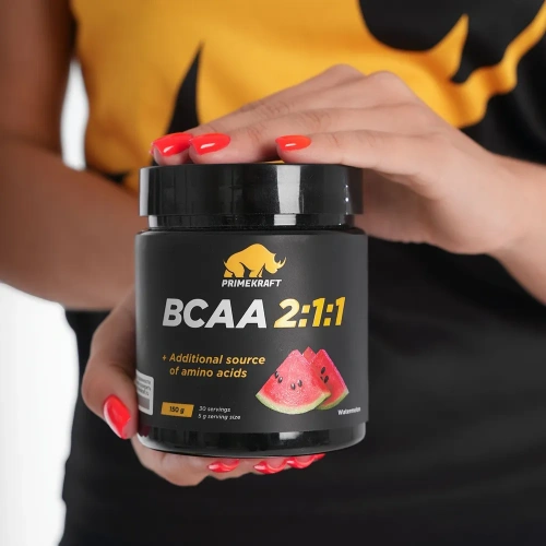 купить Аминокислоты PRIMEKRAFT BCAA 2:1:1 (БЦАА) со вкусом Арбуз, 150 г