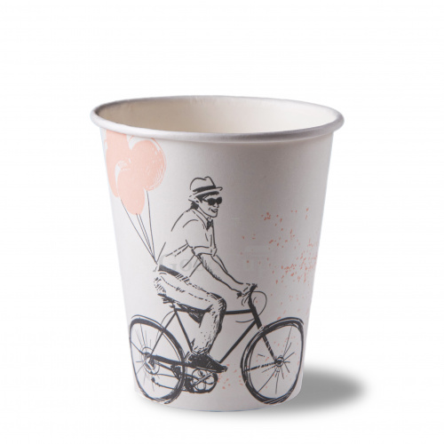 купить Бумажный стакан "Пожелания" 250 мл 100 шт.