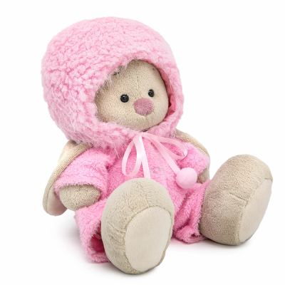 купить Мягкая игрушка Budi Basa Зайка Ми в меховой шапке и комбинезоне (малый)