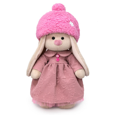 купить Зайка Ми в платье и меховой шапке