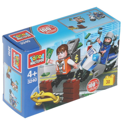 купить Город мастеров, Конструктор погоня за воришкой (30 дет.)  3240-UU