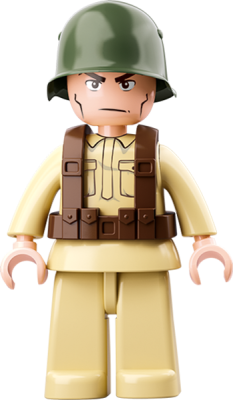 купить Sluban, Конструктор, серия Армия - WWII Зенитка (77 дет)M38-B0678C