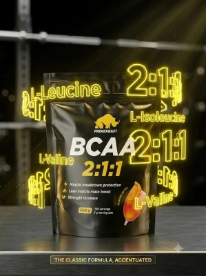 купить Аминокислоты PRIMEKRAFT BCAA 2:1:1 (БЦАА) со вкусом Апельсиновый спритц, 500гр
