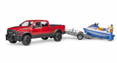 купить Bruder 02-503 Внедорожник Ram с водным мотоциклом