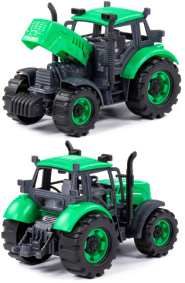 купить Трактор "Прогресс" инерционный (зелёный) (в лотке)