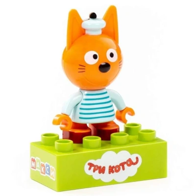 купить Конструктор "Макси" - "Три кота. Коржик" Полесье, 2 элемента в блистере 28741
