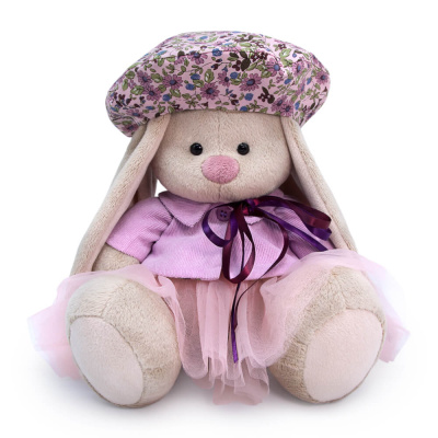 купить Budi Basa, Игрушка мягконабивная Зайка Ми в курточке и берете (23 см)