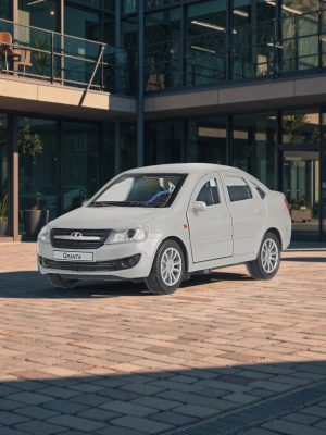 купить Машинка металлическая инерционная Технопарк LADA Granta серебристая, 11,5 см
