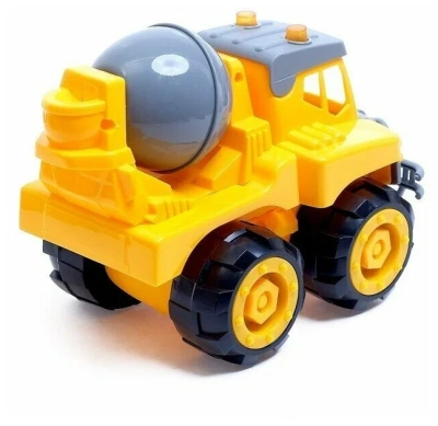 купить Конструктор пецтехника "Бетономешалка", 22 элемента+ шуруповерт № SL-7587A 1770855