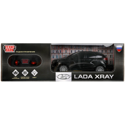купить Технопарк, Машина р/у LADA XRAY (чёрная, 18 см.), LADAXRAY-18L-BK