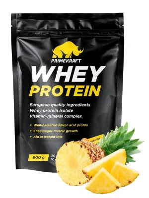 купить Протеин Prime Kraft Whey, 900 г, ананасовый фреш