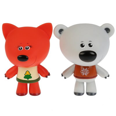 купить Капитошка, Игрушка пластизоль для ванны Ми-ми-мишки Лисичка и Тучка 2 шт. , LX-M306