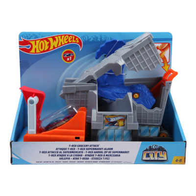купить Набор игровой Hot Wheels Сити Атака Ти-Рекса GBF92