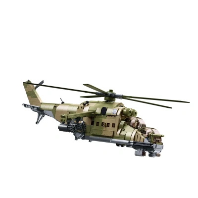 купить Конструктор Sluban "Вертолет МИ-24С" (893 дет.) M38-B1137