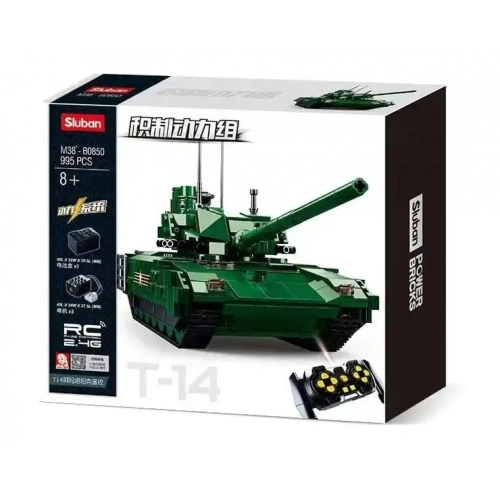 купить Конструктор Sluban Боевой танк Т-14 Армата на р/у (995 дет.)