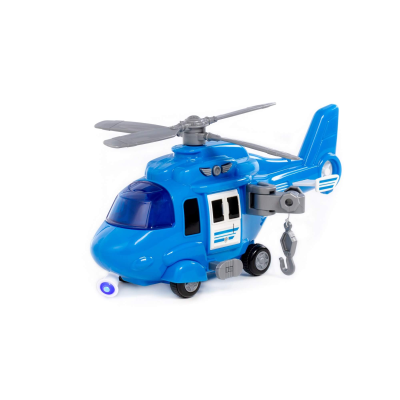 купить Полицейский вертолёт Полесье  - "Стрела" инерционный (со светом и звуком) 61816