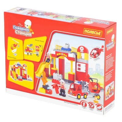 купить Конструктор "Макси" - "Пожарная станция" (81 элемент),77509-PL
