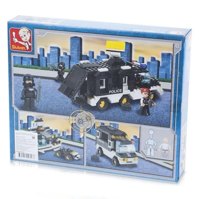 купить Конструктор Sluban "Транспортное средство команды", серия "Полиция", 206 деталей 
