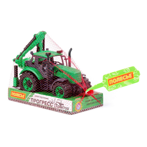купить Экскаватор "Прогресс" инерционный (зелёный) (в лотке)