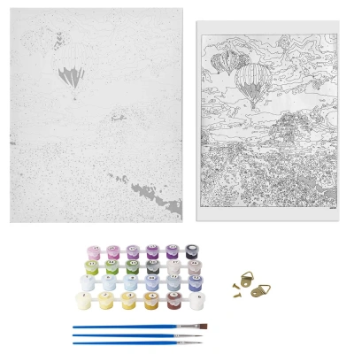 купить Картина по номерам 40х50 см, Остров сокровищ "Лавандовое поле", на подрамнике, акриловые краски 