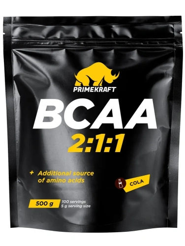 купить СПДПП BCAA 2:1:1 со вкусом «Кола» (Cola), дойпак 500 гр