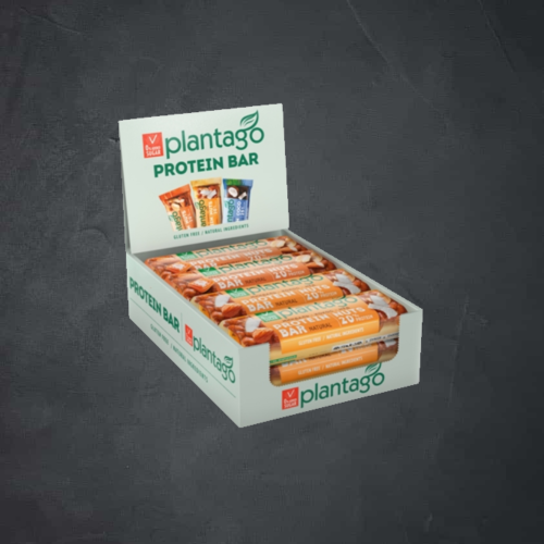 купить Батончик NUTS орехово-фруктовый с глазурью со вкусом Арахис-Миндаль-Соленая карамель PLANTAGO 12*40г