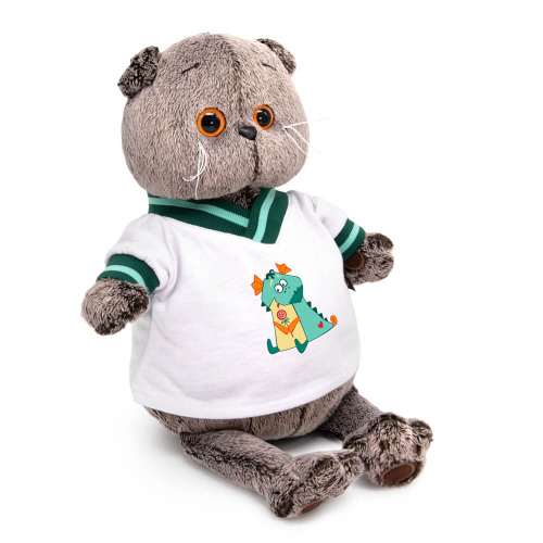 купить Кот Басик в футболке с дракончиком