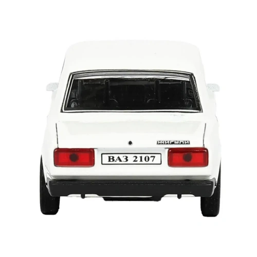 купить Машинка металлическая инерционная Технопарк ВАЗ-2107, 12 см,  белая