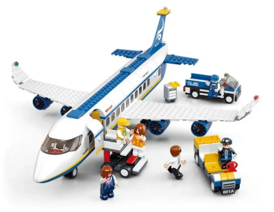 купить Конструктор Sluban Аэробус с фигурками, 463дет. M38-B0366