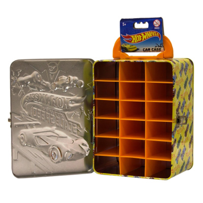 купить Кейс Hot Wheels для хранения 18 машин портативный Красно-желтый HWCC2