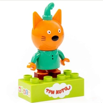 купить Конструктор "Макси" - "Три кота. Компот" Полесье, 2 элемента в блистере,28758