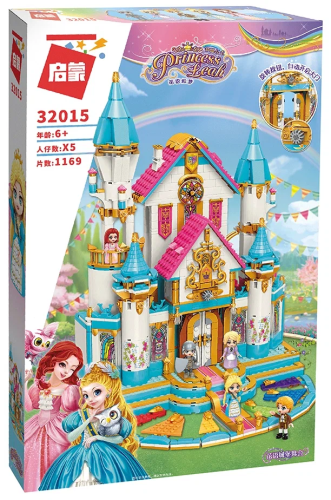 купить Конструктор Qman "Замок Принцессы" (1169 дет.)