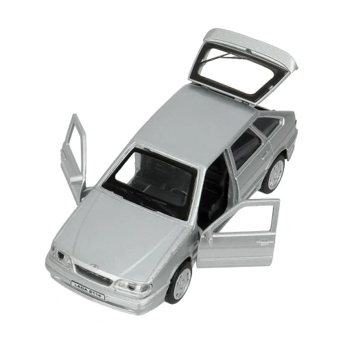 купить Машинка металлическая инерционная Технопарк LADA-2114 "SAMARA" 12 см, серебристая