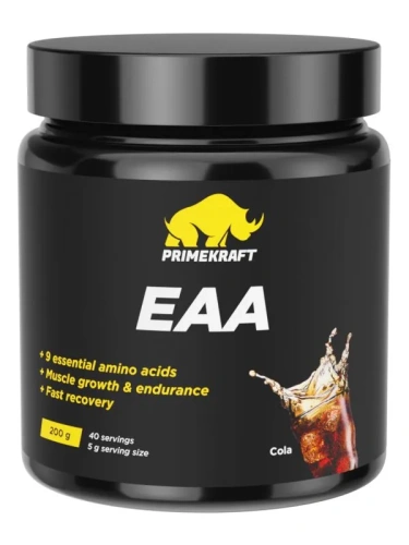купить Комплексная пищевая добавка аминокислоты EAA со вкусом «кола» (cola), банка 200 гр